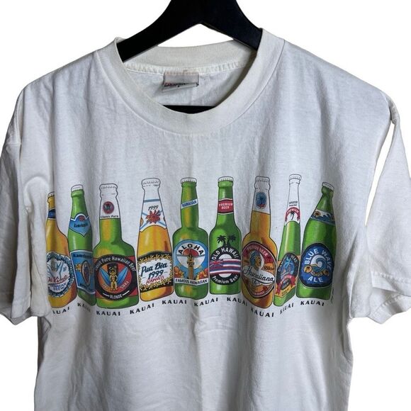 American Vintage Hawaii Kauai Beer T Shirt Large - Picture 2 of 5